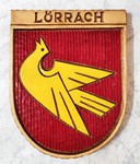 Ortswappen Lörrach farbig 